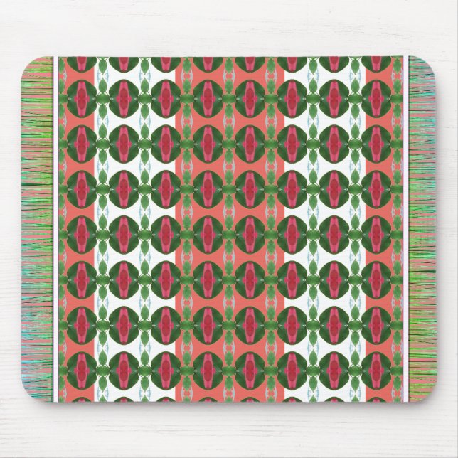 Mousepad Mini Coral Carpet Style Designer Flor (Frente)