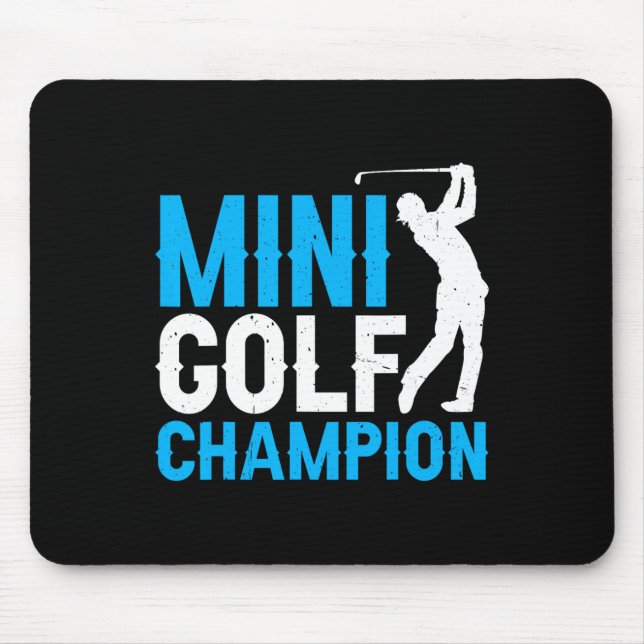 Mousepad Mini Golf Champion — (Frente)