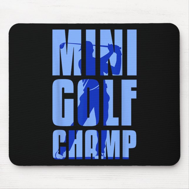 Mousepad Mini Golfer Mini Golf Champ (Frente)
