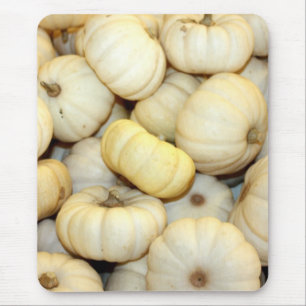 Mousepad Mini White Pumpkins