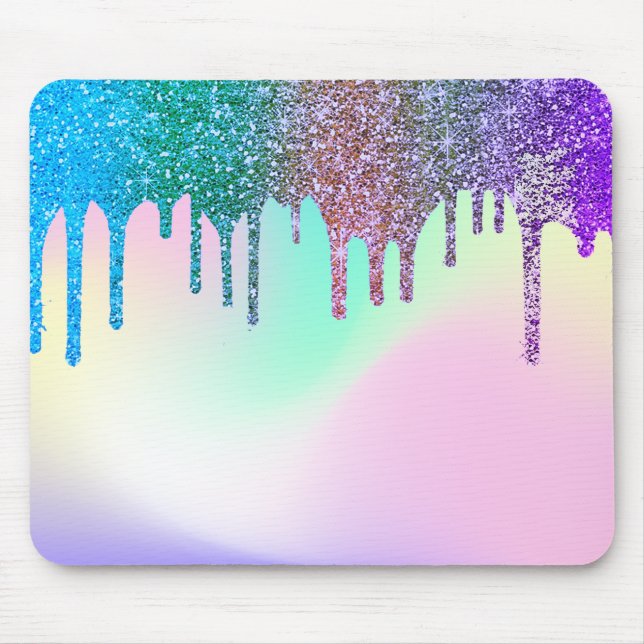 Mousepad Minigrama Moderna Glitter Drives Holográfico (Frente)