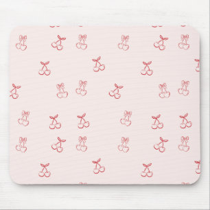 Mousepad Minimalismo de Contorno de Cereja