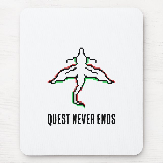 Mousepad Minimalist Fantasy Dragon Art (Frente)