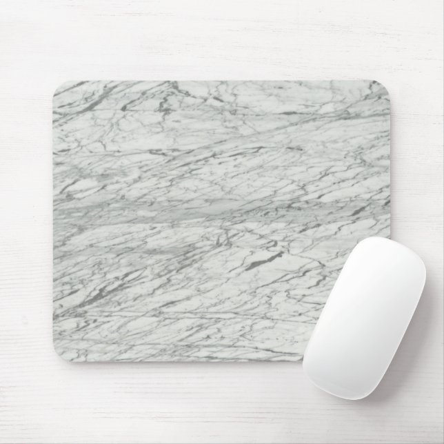 Mousepad minimalist stylish modern chic grey marble (Com mouse)