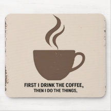 Mousepad Minimalista “Mas Primeiro, Café” – Elegan