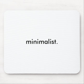 Mousepad minimalista. período