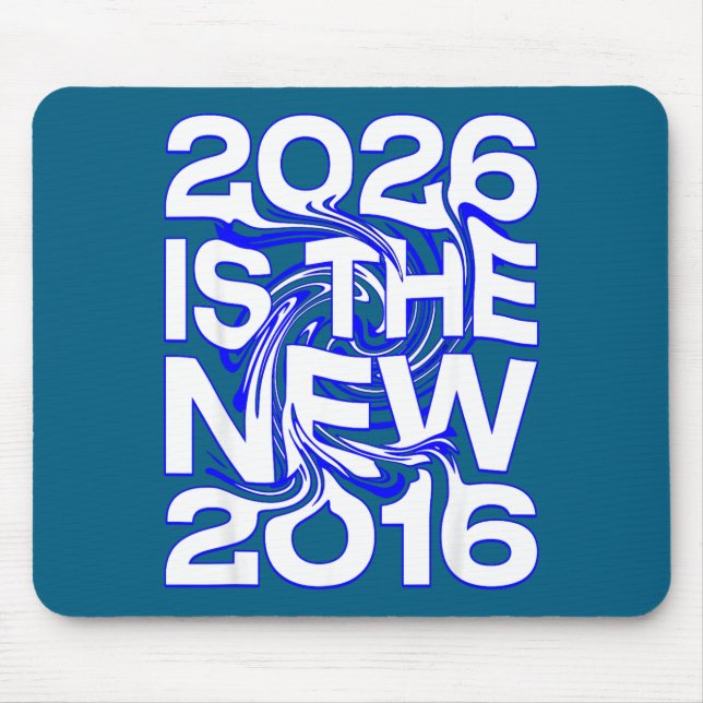 Mousepad Mínimo 2026 Novo Futuro Retro 2016 (Frente)