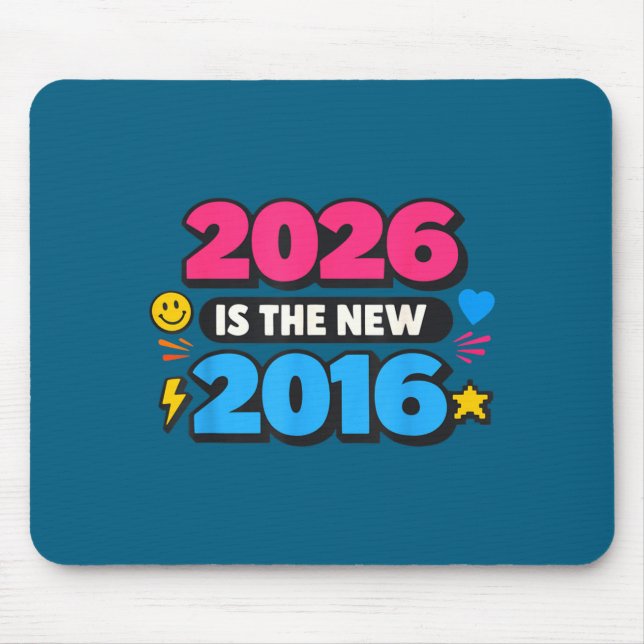 Mousepad Mínimo Nostalgia da Internet 2026 Nova 2016 (Frente)