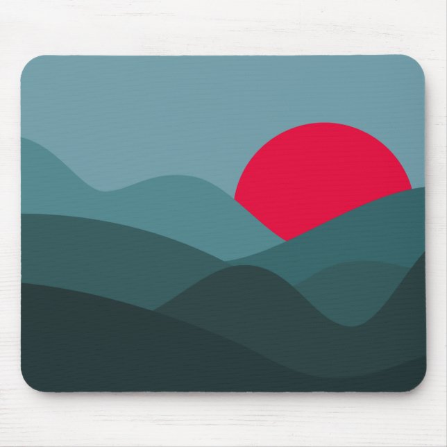 Mousepad Mínimo Sun Peacock (Frente)