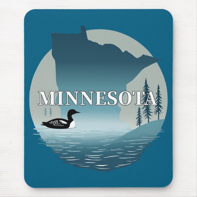 Mousepad Minnesota Estados Unidos da América (Frente)