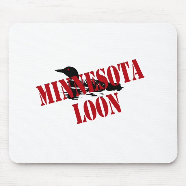 Mousepad Minnesota Loon (Frente)
