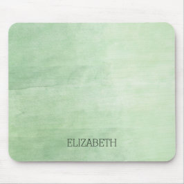 Mousepad Mint Breeze Watercolor