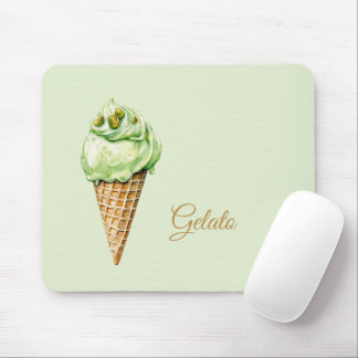 Mousepad Mint Ice Cream Gelato Birthday 