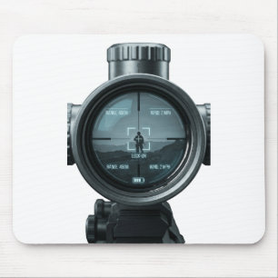 Mousepad Mira de Sniper Tático Gráfico de Jogador de FPS