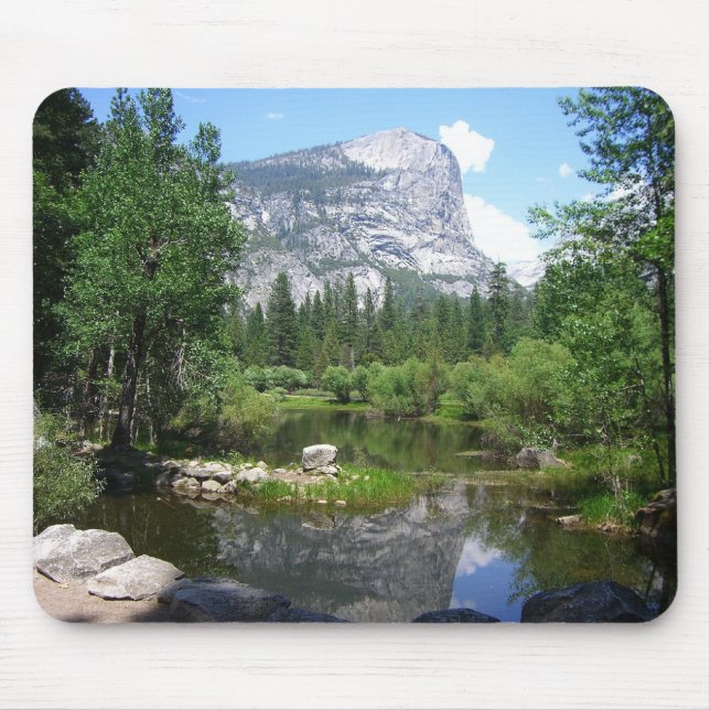 Mousepad Mirror Lake View no Parque Nacional de Yosemite (Frente)