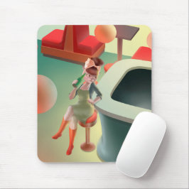 Mousepad Miss Meow - Bar Noturno