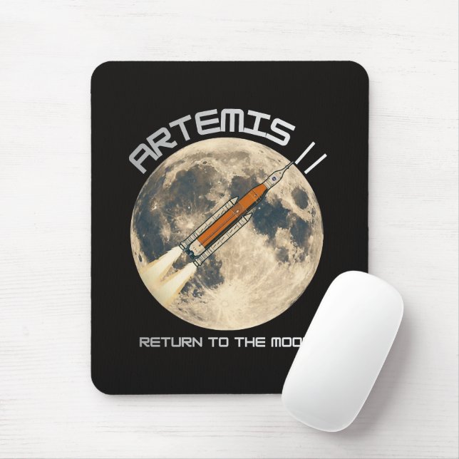 Mousepad Missão Artemis à lua (Com mouse)