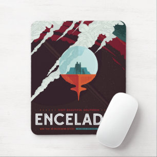 Mousepad Missão De Poster-Cassini Do Espaço Retroativo A Sa