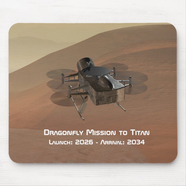 Mousepad Missão Dragonfly a Titã (Frente)