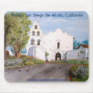 MOUSEPAD MISSÃO SAN DIEGO DE ALCALA, CALIFÓRNIA