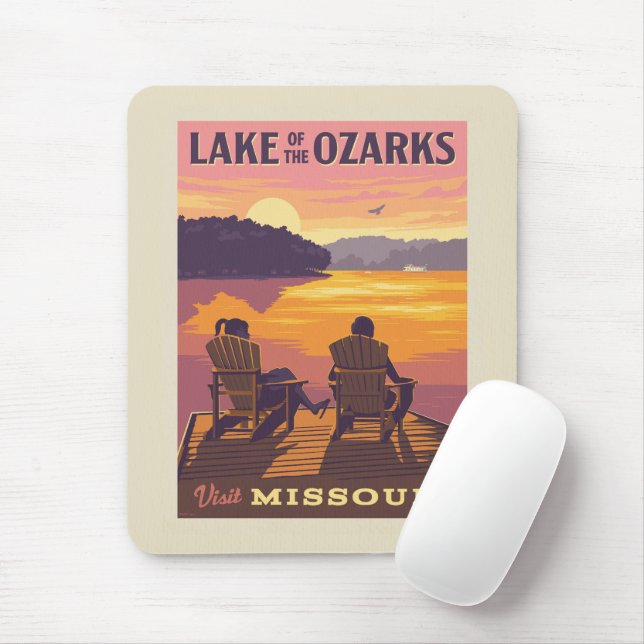Mousepad Missouri | Lago dos Ozarks (Com mouse)