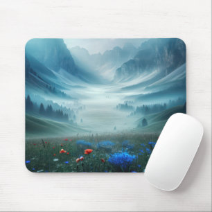 Mousepad Mister Mountain Valley com flores selvagens