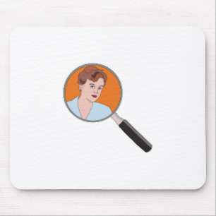 Mousepad Mistérios de Assassinatos Detetive e Escritor
