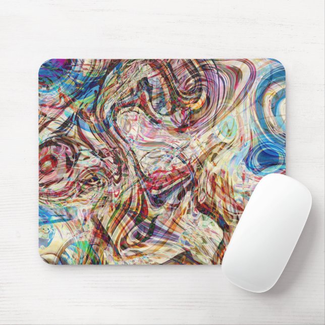 Mousepad Misteriosos picos de Abstrato (Com mouse)