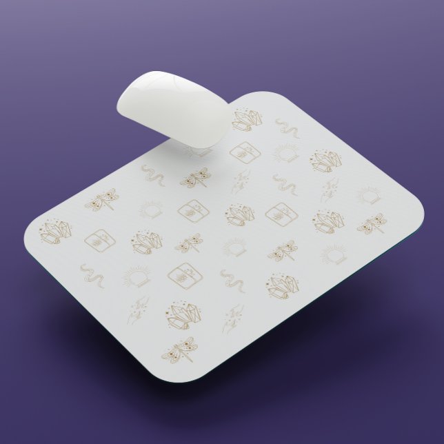 Mousepad Mística feminina excêntrica etérea (Criador carregado)