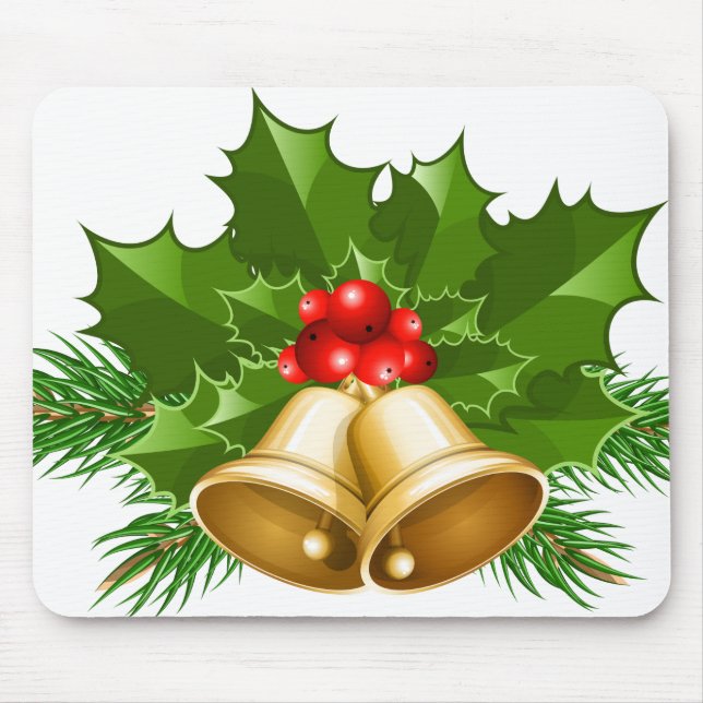 Mousepad Mistletoe Bells (Frente)