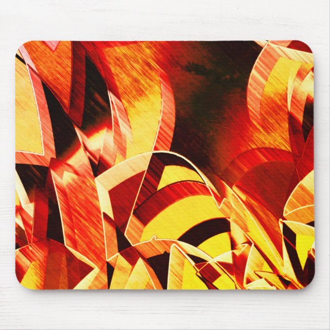 Mousepad Mistura de amarelinho com vermelho escuro, forte l (Frente)