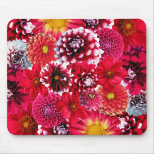 Mousepad Mistura de Flor Vermelha