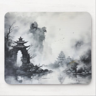 Mousepad Mistura Paisagem com Tinta
