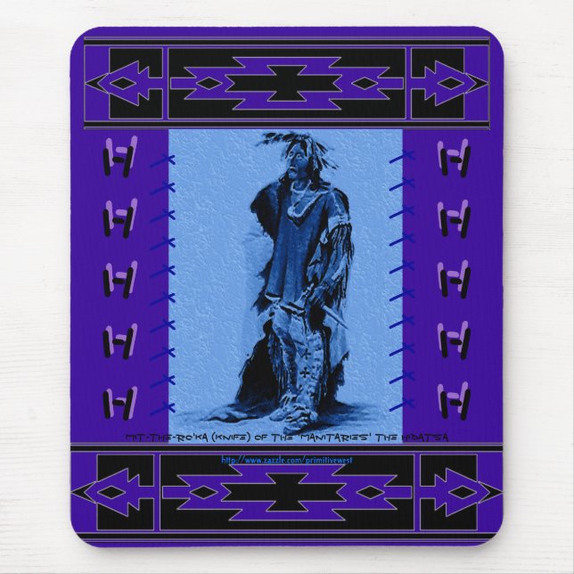 Mousepad Mit-the-ro'ka (Faca) dos "Manitaries" (Frente)
