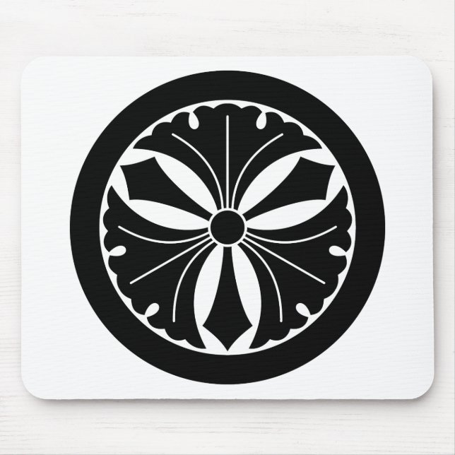 Mousepad Mitsu Ginnan dentro de um círculo (Frente)