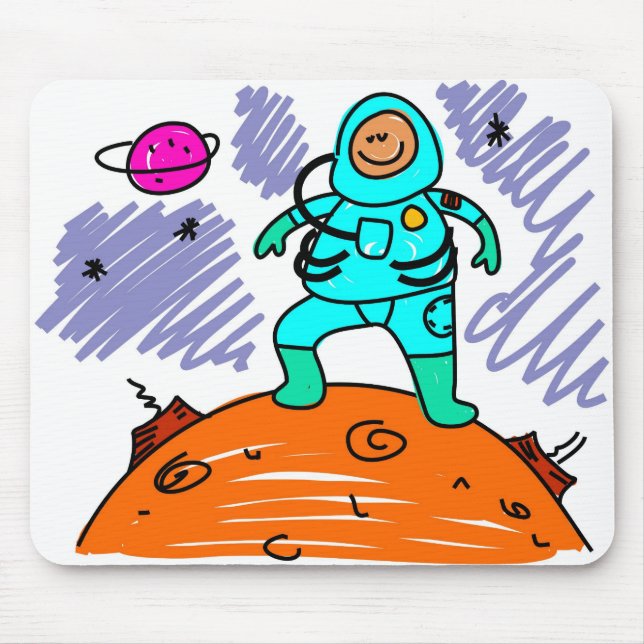 Mousepad Miúdo do astronauta (Frente)