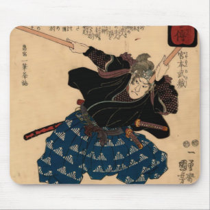 Mousepad Miyamoto Musashi por Kuniyoshi Utagawa
