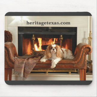 Mousepad mkousepad do preto do cão dos heritagetexas