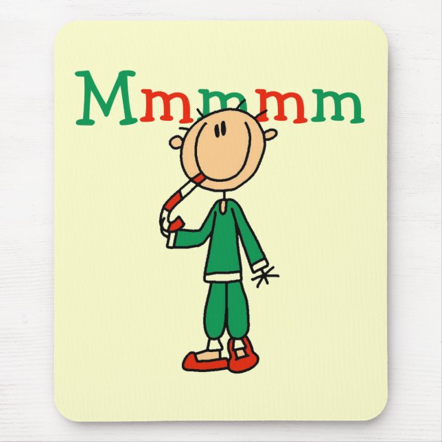 Mousepad Mmmm Candy Canes Camisetas e presentes (Frente)