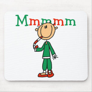 Mousepad Mmmm Candy Canes Camisetas e presentes