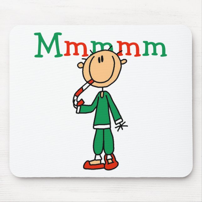Mousepad Mmmm Candy Canes Camisetas e presentes (Frente)