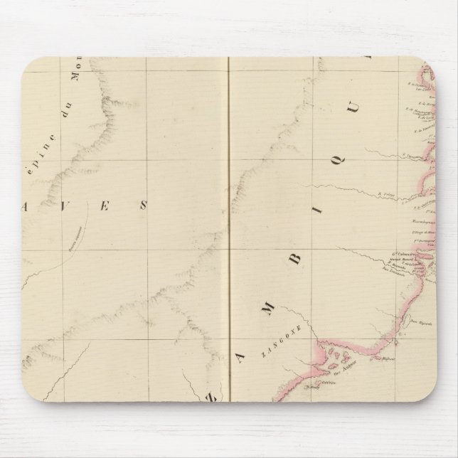 Mousepad Moçambique África 47 (Frente)