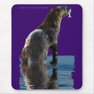 Mousepad Mocas de OTTER do MAR de pesca