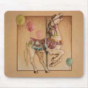 Mousepad Mocas - Feliz Cavalo Carrossel