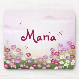 Mousepad Moda Floral Retro-Legal Bonita