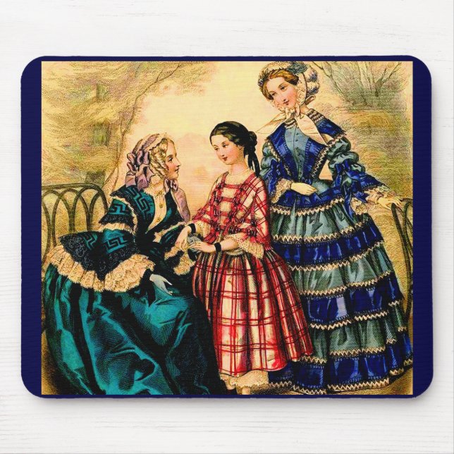 Mousepad Moda francesa de 1852 (Frente)