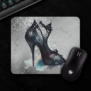 Mousepad Moda gótica Stiletto alto salto com abertura de la