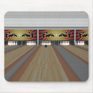 Mousepad modelo 3D: Pista de bowling: