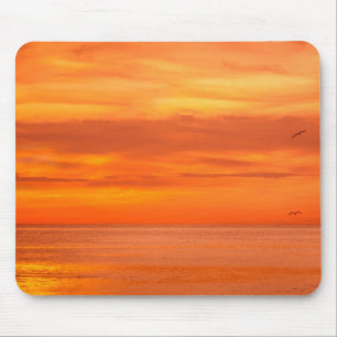 Mousepad Modelo amarelo amarelo amarelo alaranjado sunset