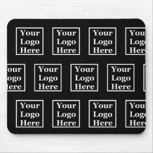 Mousepad Modelo comercial Preto Seu Logotipo Aqui